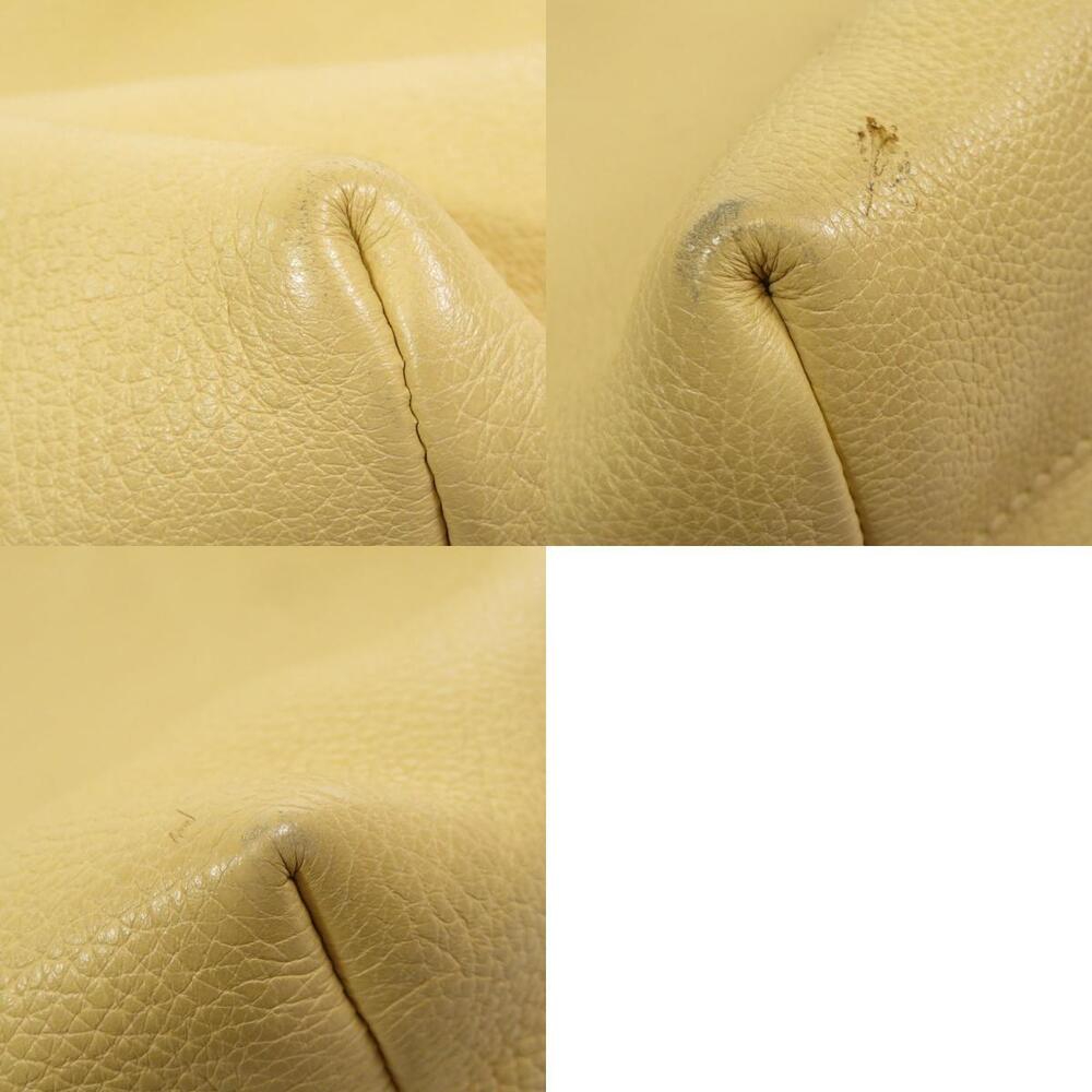 Prada Naturale Vitello Daino leather hobo bag Yellow - Picture 10 of 11